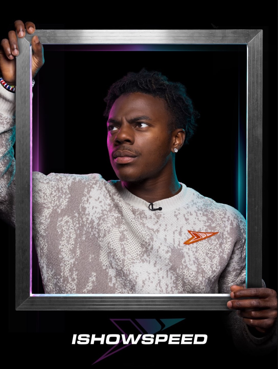 IShowSpeed, State Farm Gamerhood season 5 cast portrait.
